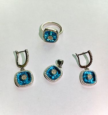 Серебряные комплекты из Турции проба 925