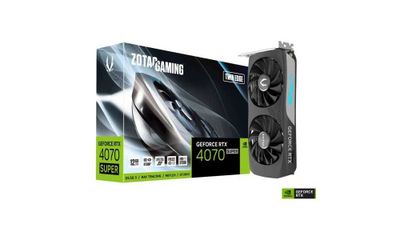 Видеокарта ZOTAC GeForce RTX 4070-12gb SUPER Twin Edge