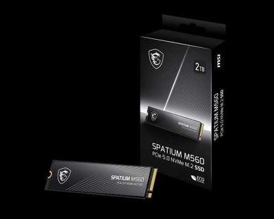 SSD MSI SPATIUM M560 PCIe 5.0 NVMe M.2 емкостью 1 ТБ