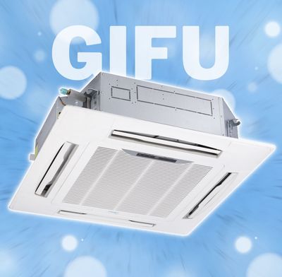 Кассетный кондиционер Midea Gifu, On-Off, БЕСПЛАТНАЯ ДОСТАВКА!