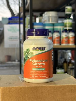 Now Potassium Citrate 99 mg 180 капсул