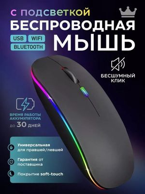 Универсальная мышь с RGB подсветкой