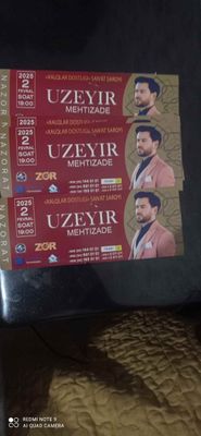 Uzeyir Mehtizade konsert bilit