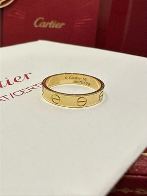 NEW Кольцо Cartier LOVE Small Model B408500 YG