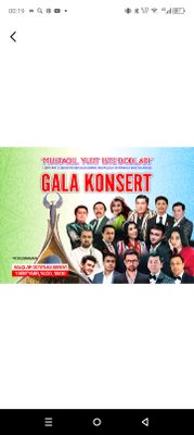 Gala konsertga 2ta bilet bor yahshi joydan