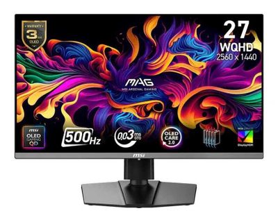 MSI 27" Монитор MAG 272QP QD-OLED X50, 2K 500Hz, QD-OLED