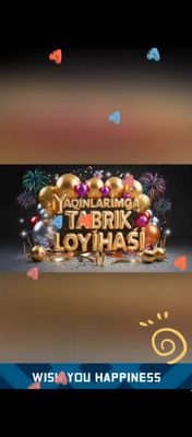Yaqinlaringizni biz bilan xursand qiling