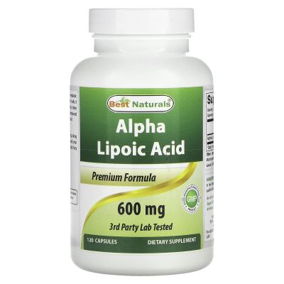 Alpha lipoic acid, Альфа-липоевая кислота 600 mg, 120 капсулы