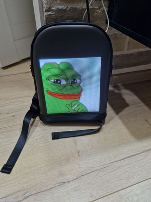 Продаются школьные рюкзаки с LED изображением.