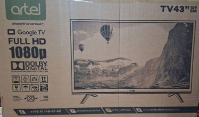 Yangi ochilmagan televizor Artel 43