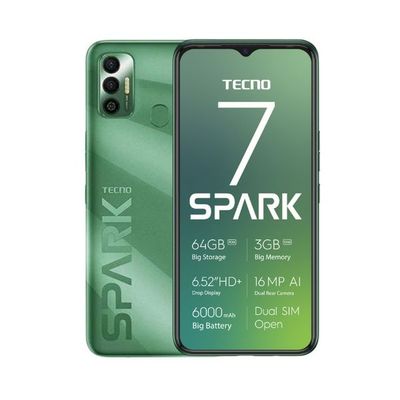 NEW!!! Tecno Spark 7 64GB Spruce Green!