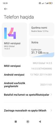 Redmi note 12 pro 8/256