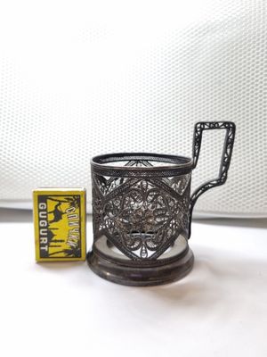 Подстаканник медный