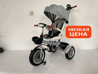 Детский 3-х колесный велосипед-коляска Popypapa