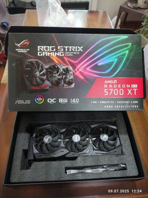 Видеокарта RX5700xt Asus rog strix