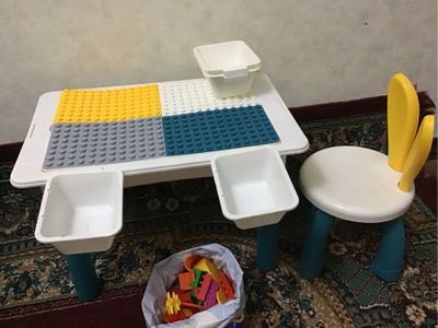 Детский лего стол стул продам