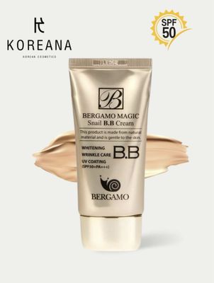 Yuz uchun tonusli krem, Bergamo BB, namlovchi, c SPF