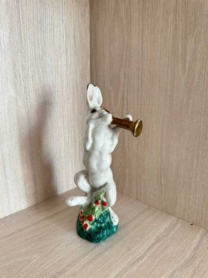 Статуэтка "Заяц с трубой"