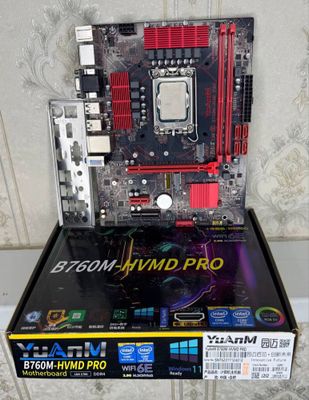 B760M-HVDMD Pro. Intel Core I3 12100f