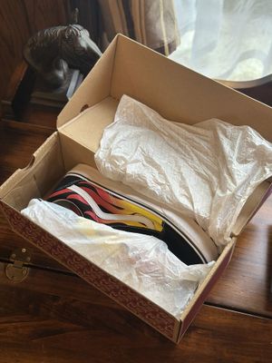 Vans Old Skool Flame Black/Black/True White — новые, оригинал