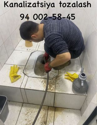 Kanalizatsiya tozalash 24/7 ishlimz