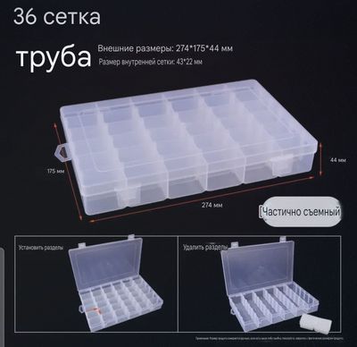 Кейс посуда на 36 ячейки, совершенно новый