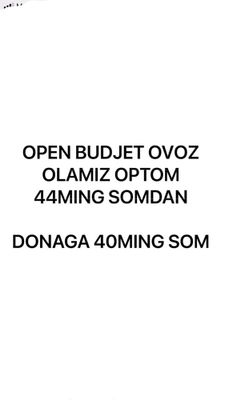 open budjet ovoz olamiz