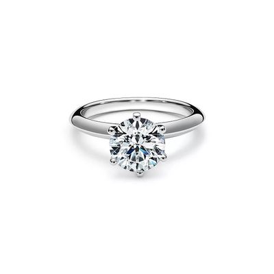 NEW Кольцо с бриллиантом Tiffany & Co 0,28 ct. H VS1