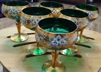 Вазочки- фужеры Чехословакия. Новые