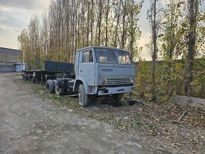 КАМАЗ с прицепом 12 метров