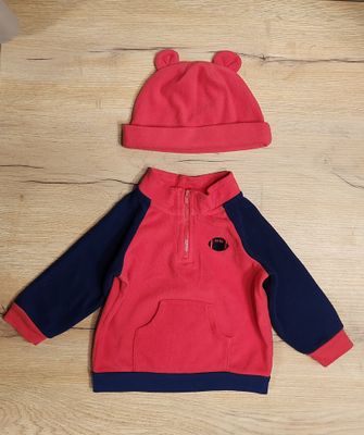 Свитер и шапочка флисовые от Gerber