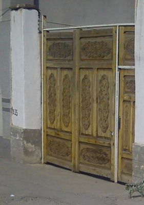 Ёғоч дорвоза, дарвоза, деревянная ворота