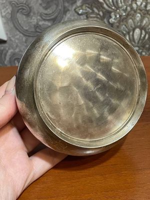 Сахарница серебро