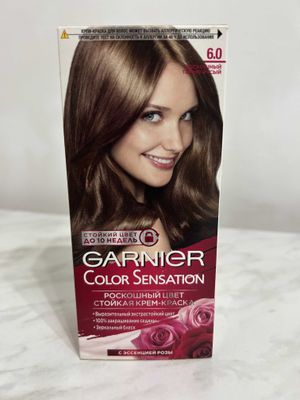 Краска для волос Garnier Color Sensation 6.0 (Роскошный темно-русый)