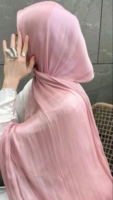 Органза шарф нежно розовый цвет 🌸