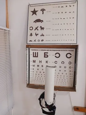 Таблица Сивцева в хорошом состоянии