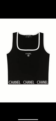 Chanel qora tank top