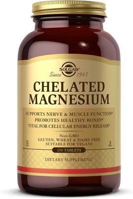 Магний в хелатной форме Solgar Chelated Magnesium, 250 Tablets!