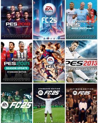 PS4,PS5 uchun FC25 PES18 PES 21 yozib beramiz