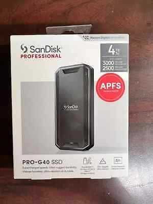 SSD SanDisk PRO-G40 4TB USB-C - External SSD, Black