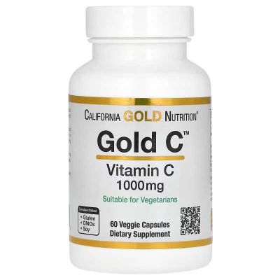 California Gold Nutrition, Витамин C, 1000 мг