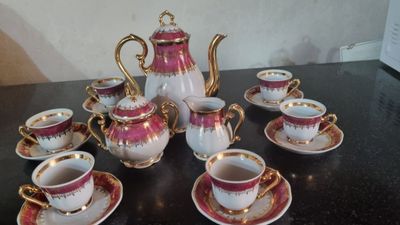 Сервиз Зажегар Чехия советских времен кофейный новый