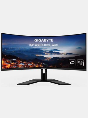 Ультраширокий монитор Gigabyte - 34 G34WQC черный