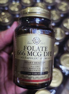 ДОСТАВКИ НЕТ Solgar метафолин 400, 100шт MADE IN USA