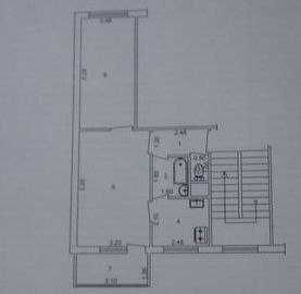 Феруза-1 таксопарк 2-комн 1/4 46 м² панель без ремонта торец ипотека