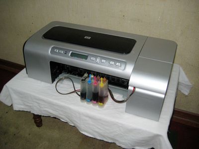 Принтер HP Business Inkjet 2800 А3 работает но не печатает не знаю!