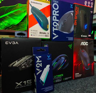 НОВЫЕ! Игровые мышкы Razer,HyperX,Rapoo,EVGA,Aorus SteelSeries AOC