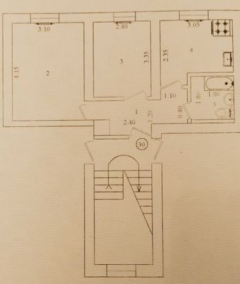 2- комнатная квартира Чиланзар 23