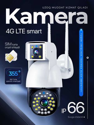 4g LTE 360 kamera, kamera video kuzatuv, камера видеонаблюдения,