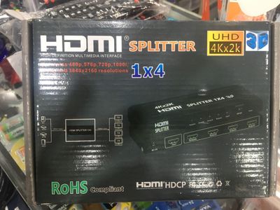 Разветвитель HDMI 1x4, 4Kx2K 60Hz UHD, HDMI 3D, HDR